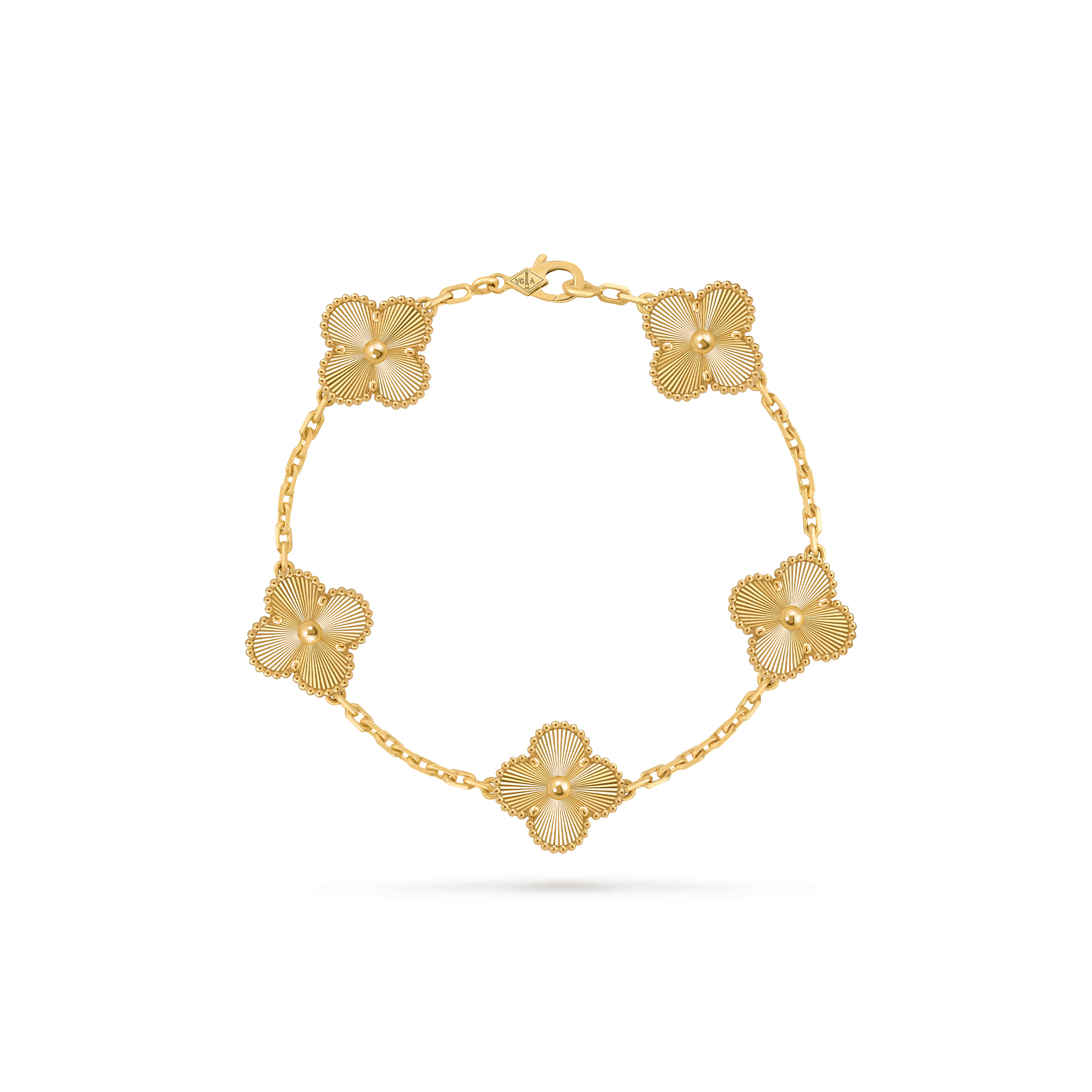 VAN CLEEF VINTAGE ALHAMBRA BRACELET, 5 MOTIFS VCARP3JK00